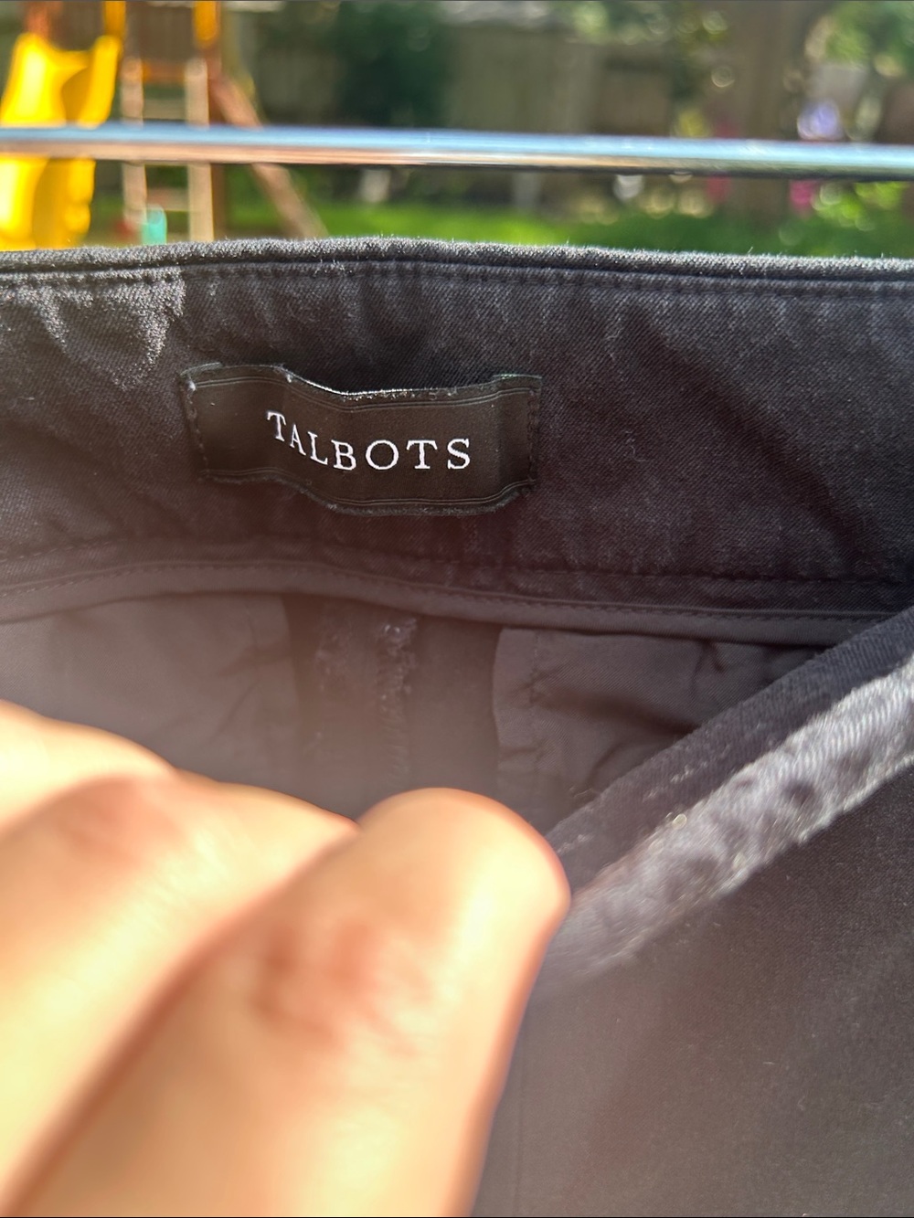 Talbots Chatham Ankle Pants - Black - Picture 3 of 6